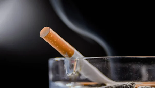 Композиция Пепельницей Сигаретами — стоковое фото