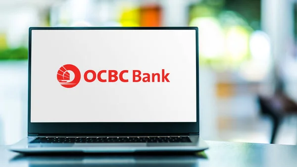 Poznan Pol Mar 2021 Ocbc Bank Egy Multinacionális Banki Pénzügyi — Stock Fotó