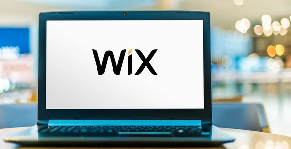 Poznan Pol Ocak 2021 Bir Srailli Yazılım Şirketi Olan Wix — Stok fotoğraf