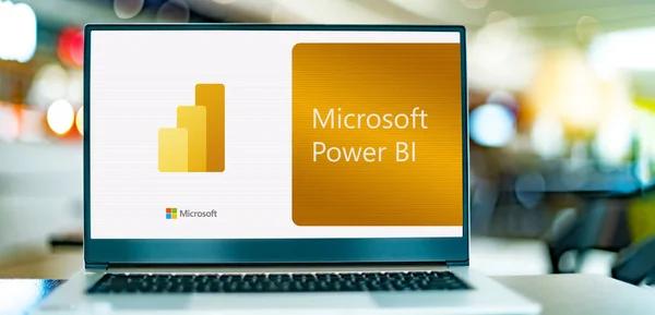 Poznan Pol Dec 2021 Microsoft Bir Analizi Servisi Olan Power — Stok fotoğraf