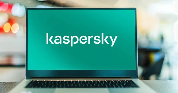 Poznan Pol Apr 2022 Kaspersky Lab Egy Multinacionális Kiberbiztonsági Vírusellenes — Stock Fotó