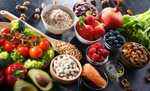 Холестерин Снижает Пищевые Продукты Увеличение Уровня Липопротеинов Высокой Плотности — стоковое фото