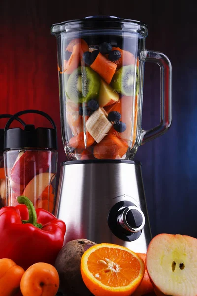 Mixer Für Shakes Smoothies Lebensmittelzubereitung Und Tiefkühlmischung — Stockfoto