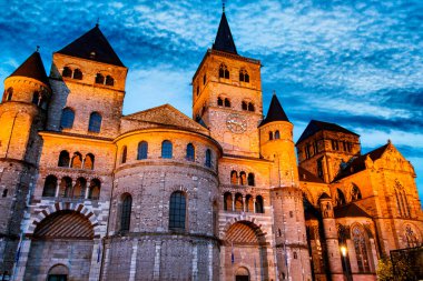 TRIER, GERMANY - AUG 4, 2022: The High Cathedral of Saint Peter in Trier, in the state of Rhineland-Palatinate, Germany