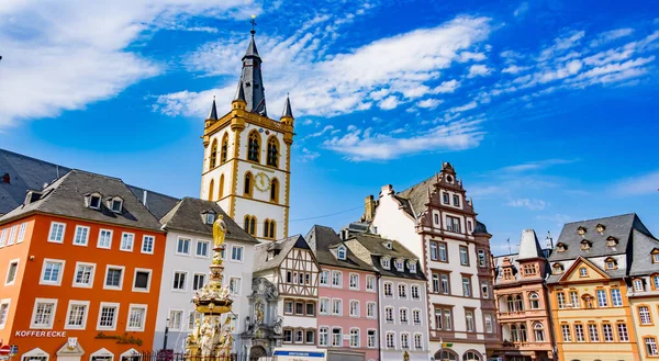 Trier Germany Aug 2022 Monumental Architecture Trier Main Market Gangolf — 스톡 사진