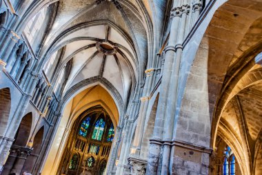 REIMS, FRANCE - AUG 6, 2022: Interior of St. James Church in Reims, France
