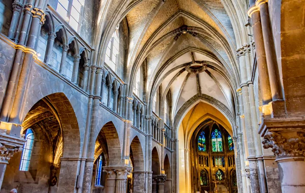 REIMS, FRANCE - AUG 6, 2022: Interior of St. James Church in Reims, France