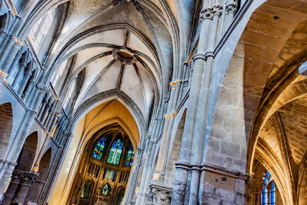 REIMS, FRANCE - AUG 6, 2022: Interior of St. James Church in Reims, France