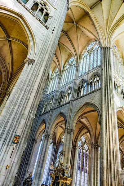 Amiens France Aug 2022 Interior Cathedral Basilica Our Lady Amiens — Stockfoto