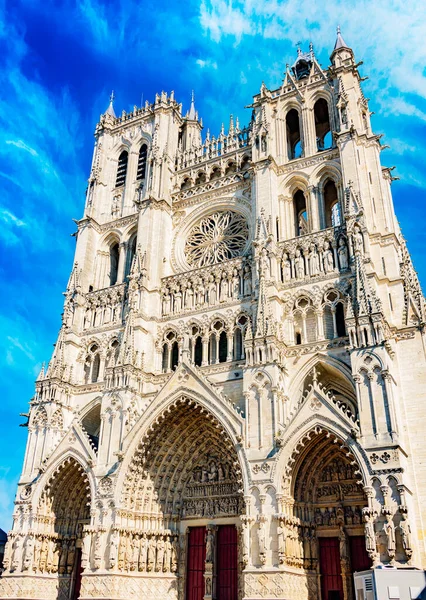 Cathedral Basilica Our Lady Amiens France — Foto Stock