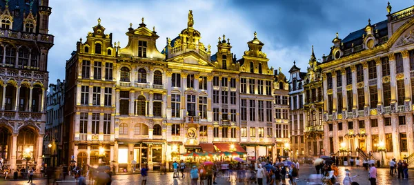 Brussels Belgium Aug 2022 Architecture Grand Place Grote Markt Brussels — стокове фото
