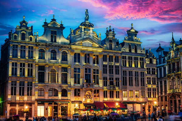 Brussels Belgium Aug 2022 Architecture Grand Place Grote Markt Brussels — стокове фото