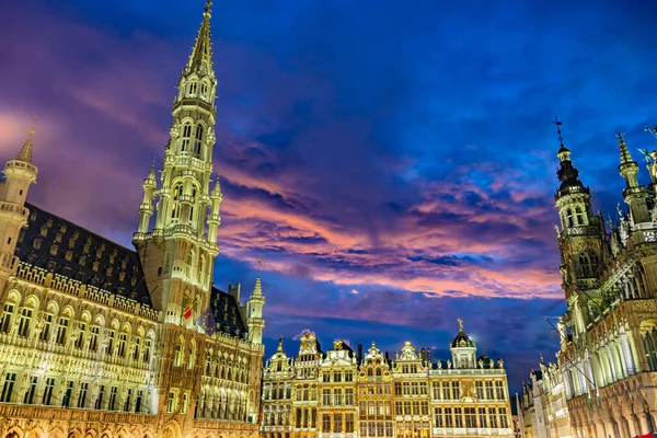 Brussels Belgum Aug 2022 Architecture Grand Place Grote Markt Brussels — 图库照片