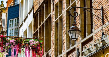 Brüksel, Belçika 'nın eski kent mimarisi.