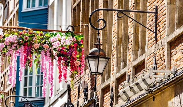 stock image The old town architecture of Brussels, Belgium