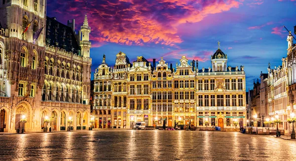Brussels Belgium Aug 2022 Architecture Grand Place Grote Markt Brussels — стокове фото