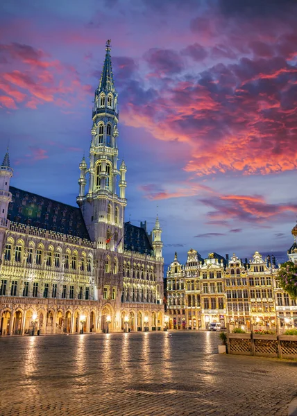 Brussels Belgum Aug 2022 Architecture Grand Place Grote Markt Brussels — 图库照片