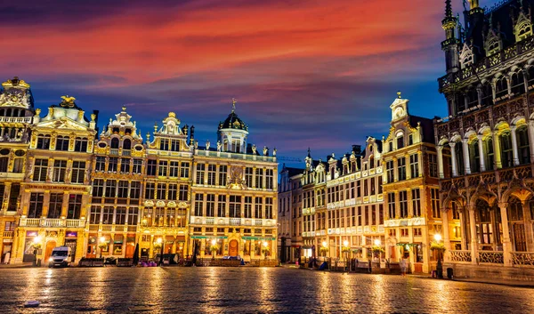 Brussels Belgum Aug 2022 Architecture Grand Place Grote Markt Brussels — 图库照片