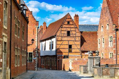 Belçika 'nın Flaman Bölgesindeki Büyük Leuven Beguinage' ın Tarihi Mimarisi