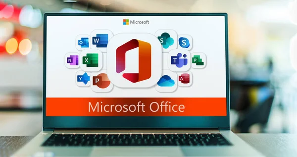 Poznan Pol Sep 2022 Microsoft Office Microsoft Által Kifejlesztett Kliens — Stock Fotó