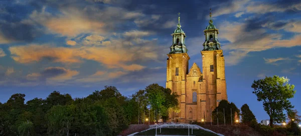 Королівський Собор Гнєзно Велика Польща Польща — стокове фото