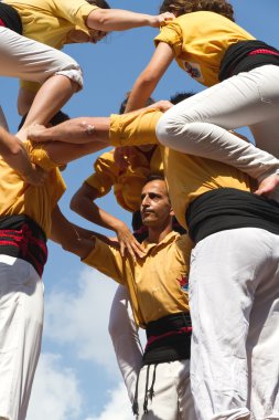 Castellers clipart