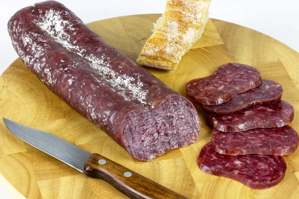 Iberian sausage table — Stock Photo, Image