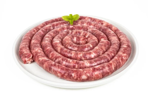 Long sausage longaniza — Stock Photo, Image