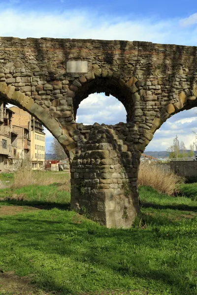 Roman bridge in Vic — Stock Photo, Image