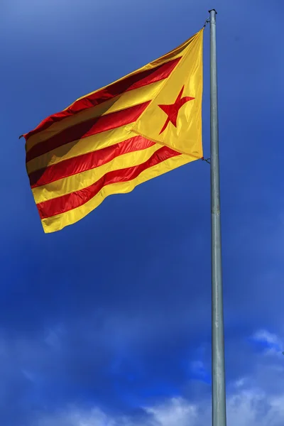 Bandeira independentista catalã — Fotografia de Stock