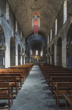 RIPOLL Manastırı iç genel bakış