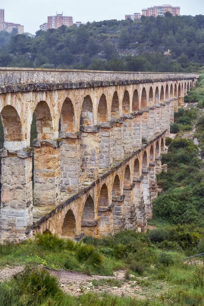 Római vízvezeték Pont del Ördöngösség, Tarragona, Spanyolország — Stock Fotó