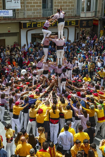 Castellers Barcelona 2013 — Zdjęcie stockowe