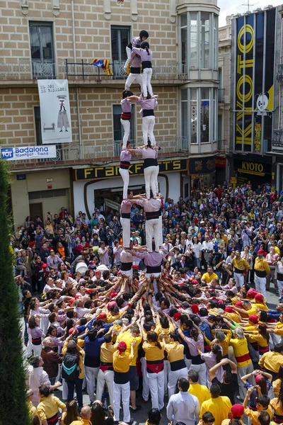 Castellers Barcelona 2013 — Stockfoto