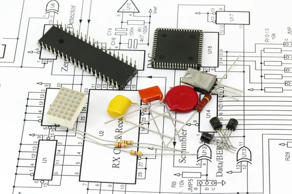 Electronics components — Stock Photo, Image