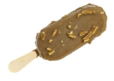 Bademli dondurma ahşap sopa ile