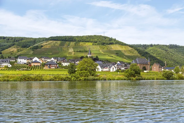 Beilstein, mosel Nehri'nin, Almanya — Stok fotoğraf