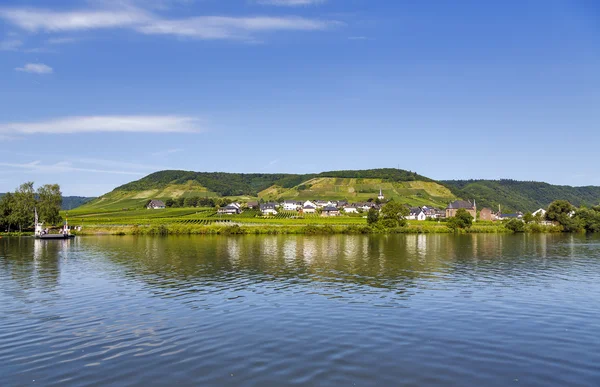 Beilstein, mosel Nehri'nin, Almanya — Stok fotoğraf