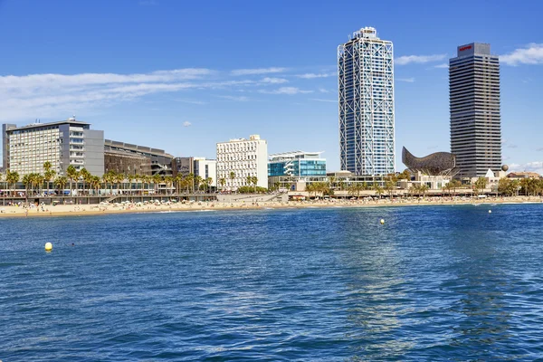 Strand von Barceloneta — Stockfoto