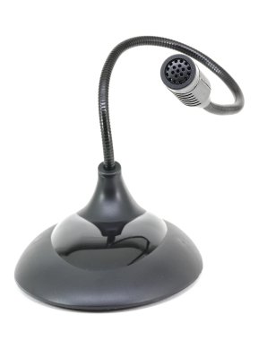 izole ayakta mikrofon