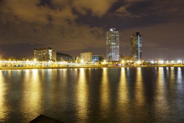 barcelona İspanya'mananecer genel bakış