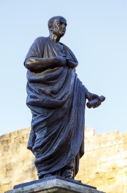 Lucius Annaeus Seneca, known as Seneca the Younger, Cordoba, Spain clipart