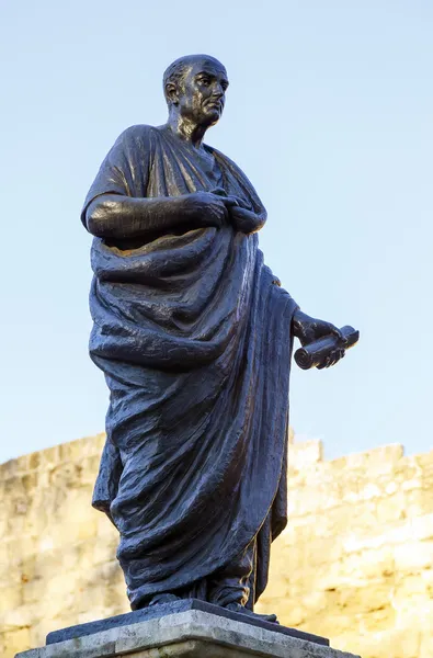 Lucius annaeus seneca, bekend als seneca de jongere, cordoba, Spanje Rechtenvrije Stockafbeeldingen