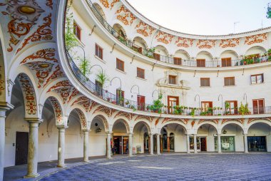 Plaza del cabildo. Sevilla, İspanya