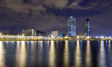 barcelona İspanya'mananecer genel bakış