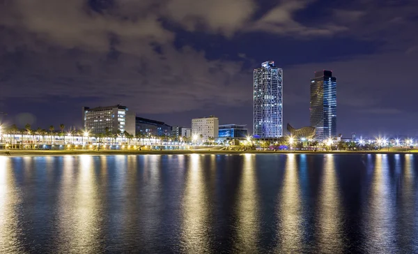 Übersicht von barcelona spanien bis mananecer — Stockfoto