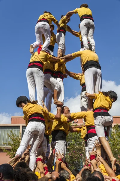 Castellers — Stockfoto