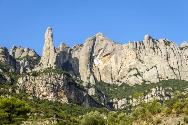 Santa Maria de Montserrat monastery. Catalonia, Spain. — Stock Photo, Image