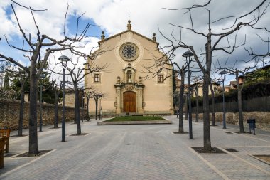 Parish Church of Sant Genis, Spain clipart