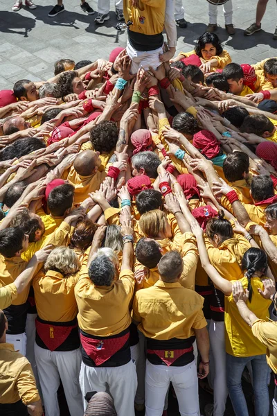 Castellers バルセロナ 2013 — ストック写真